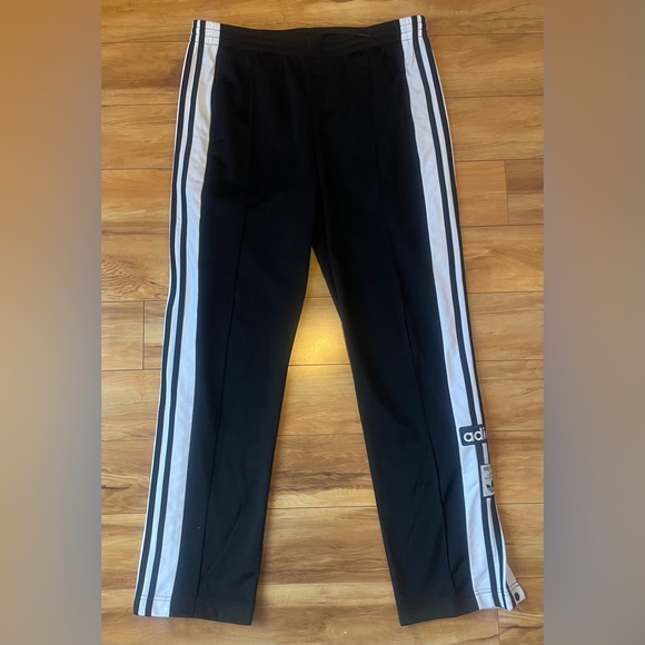 Adidas Originals | Adibreak Women's Black and White Striped Track Pants - NWOT - Picture 4 of 8